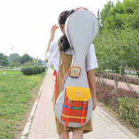 Pipa Backpack Case Thickened Pipa Bag Lightweight Pear-Shaped Instrument Case for Travel, Performance