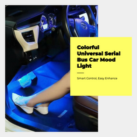 USB RGB car lights, music sync