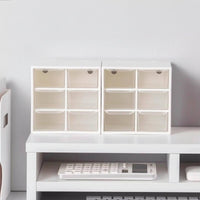 6-Drawer Mini Cabinet Space Saving 6-Drawer Mini organizer space-efficient Size for Students
