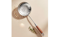 Perforated Skimmer Ladle Hanging Hole Stainless Steel Skimmer Large Slotted Spoon