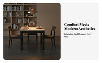 Square Table with Chairs Space Saving Square Pedestal Dining Set Easy to Clean Comfortable Seating for Families, Hosts, Kitchen