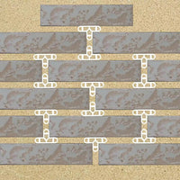 100pcs T型塑料空心瓷砖垫片DIY地板墙壁铺砖定位片WT2401