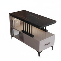 C-Shaped End Table Movable C-Shaped Tray Table Space-Saving Home Furnishing for Apartment Dwellers, Homeowners, Living Room, Bedroom