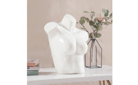 Female Torso Mannequin Glossy Mannequin Torso with Stand Armless for Fashion Showroom