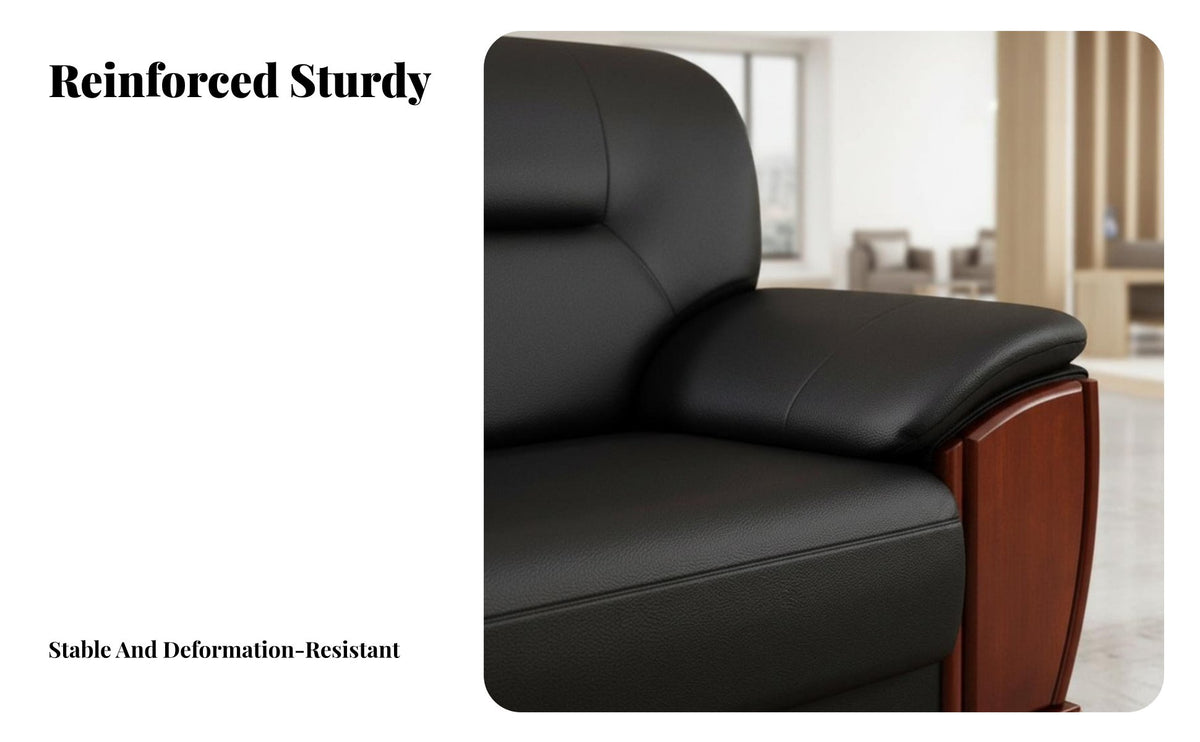 3-Piece Reception Sofa Set Modern Chinese artistic Sectional Sofa Set managerial Design Office Furniture for managerials, Clients, Lobby, Waiting Room