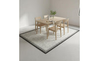 Wash-Non-Shedding Waterproof Living Room Carpet Wipeable Wipe-Clean Floor Mat Long-Lasting Modern Abstract Rug High Traffic Suitable for Bedroom, Bedside