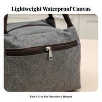 Waterproof Handheld Bento holder Lightweight meal holder Reusable Small Tote Easy to Clean for Office Workers, Students, everyday Errands, outdoor meal, excursions, School