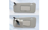 Gray Car Sun Visor with Mirror Replacement Car Sun Visor Easy Installation Automotive Part High Quality for Commuters