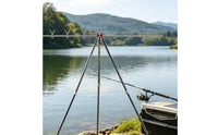 Fishing Tripod Stable Fishing Rod Tripod with Multiple Rod Slots Heavy Duty for Anglers
