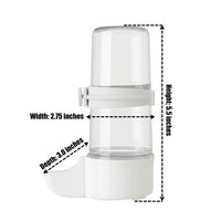 Automatic Water Dispenser Bird Waterer, Large Capacity Small Bird Waterer and Bird Drinking Bottle, Hanging Parrot Water Dispenser Unit