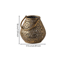Metal Candle Holder Rustic Home Decor Stable Base