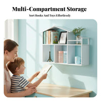 House-Shaped Cubby Shelf Versatile Use Multi-Level Wall Unit Waterproof