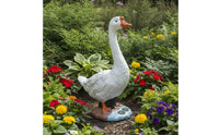Goose Statue Outdoor Garden Goose Large for Yard, Patio, Gardeners, Homeowners