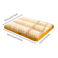 Dog Bed, Orthopedic cleanable Pet Sofa, Removable Cover, Winter Warm Mat for Large Dogs
