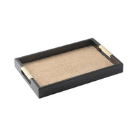 Houseware Versatile Woven Rectangular Tray Home Decor