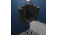 Noise Reduction Audio Capture Device Isolation Screen Reduces Reverberation & Reflections Mic Isolation Screen Lightweight Portable Vocal Booth Foldable Design for Vocalists