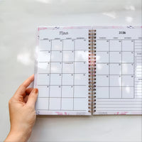 新品跨境现货2026年-2028月度日历计划本 高地牛三年线圈本日记本