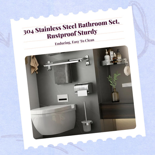 304 stainless steel bathroom rack