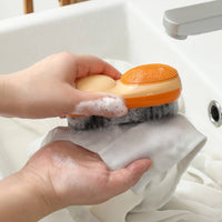 Dual Sided Shoe Brush Comfortable Grip Double Sided Laundry Brush