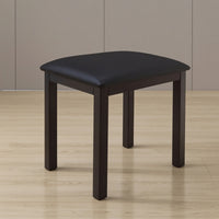 Upholstered Piano Bench Cushioned Keyboard Bench Sturdy Piano Stool Compact for Pianists