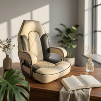 Marine Steering Chair Rounded Edges Upholstered Steering Chair Metal Side Supports Steersman Boat Seat