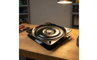 Boat Seat Swivel Plate 360-Degree Rotation Swivel Seat Base Marine Hardware Aluminum Alloy Slotted Mounting Holes