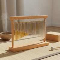 52 Tone Double Row Bar Chimes Sound Healing Tabletop Meditation Chimes