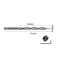Spiral Fluted Inclined Hole Drill Bit Straight Shank Angled Wood Drill Bit