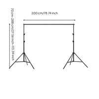 photo/motion Picture Backdrop Stand with Carry Bag Height Adjustable