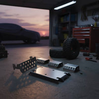 5 Pieces Rc Car Chassis Guards Plates Guarding Guard Plates Heavy-Duty Underbody Deflector Guard for Drivers