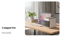 Desktop Misting Fan Energy Saving USB Desk Chiller Quiet USB Water-Cooled Chiller for Office Workers, Students, Bedroom, Dorm Room