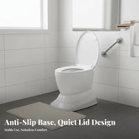 low-level Toilet Converter Seat Portable Mobility Aid Multi-Functional for Seniors