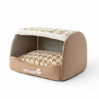 Cave Bed with Blanket Covered Burrow Bed Cushioned for Bedroom
