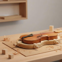 4/4 Violin Mold Wooden Violin Plate Mold Model Based for Luthiers