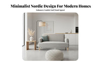 Nordic design 2-Seater Fabric Settee space-efficient Size 2-Seater Settee Space-Saving Design Loveseat Comfortable Seating for Apartment Dwellers, Young Adults, Office Workers, Living Room, Small Spaces, Studio Flat, Bedroom