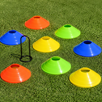 Soccer Training Marker Cones, Thickened Disc Cones with Holes, Obstacle Markers