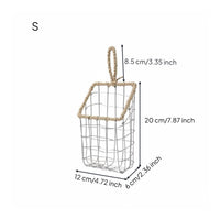 Wall Publications Rack Minimalist Wall Hanging Basket Easy to Install for Office