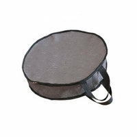 Round Cymbal Bag Portable with Handles Drum Cymbal Carrying Bag Wear-Resistant Gong Carrying Case for Percussionists, Rehearsal