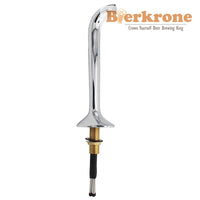 Single-Head Snake Beer Dispenser Tower in 304 Stainless Steel