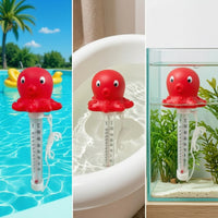 Buoyant Sea Creature Thermometer Easy  reading Buoyant Pool Thermometer Clear Display for Aquarium