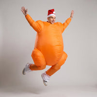 Inflatable Turkey Costume Novelty Inflatable Turkey Suit Funny Apparel for Adults, Thanksgiving, Cosplay