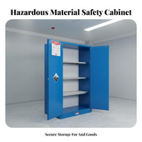15 Gallon Harmful Material Cabinet Cabinet Heavy-Duty Construction for Homeowners, Factory, Factories, Workshops
