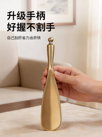 Solid Brass Gua Sha Scraper for Body and Acupoints