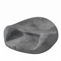 Raised Back Memory Foam Meditation Cushion Side Supports Ergonomic Meditation Cushion Textured Surface Pressure Relief for Meditating, Seated Resting
