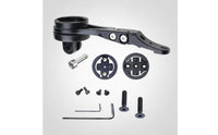 Bike Computer Extension Mount Lightweight Front-Facing Mount with Adapters Compatible Computer Holder with Adapter for Gravel Riding