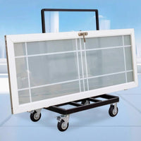 Panel Trolley Brake Wheels Glass Trolley Heavy Duty Door Cart