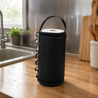 Cylindrical Storage Bag Polyester Inner Lining Outdoor Gear Zipper Closure