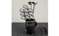 10 Pieces Hook-and-Loop Fastener Closure Golf Iron Headcover Set Dustproof Mesh Golf Club Covers for Golfers