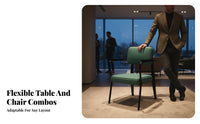 Retro & Look Dining Set Upholstered Comfort Restaurant Seating Factoryretro-Influenced Design Designer Look for Cafes