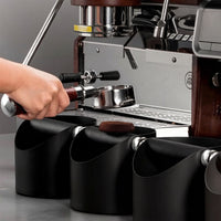 Mini Espresso Knock Box Coffee Grounds Container with Bar Counter